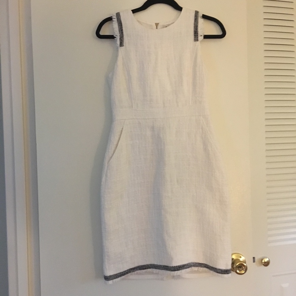 J. Crew white cotton dress